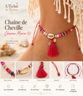 Chaîne de cheville femme charme marin en acier inoxydable